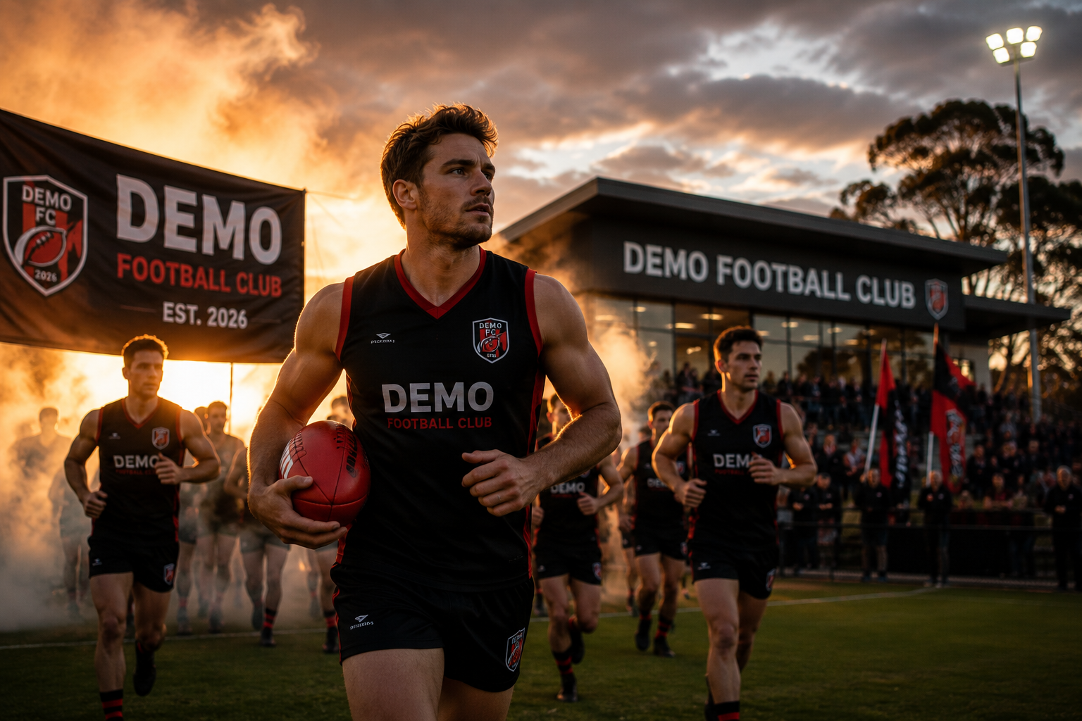 Demo Football Club players